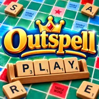Outspell online word game with letter tiles and bonus squares