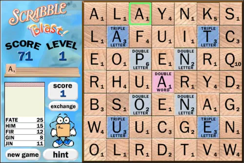 scrabble blast